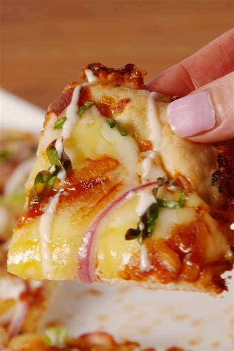 Best BBQ Chicken-Crust Pizza Recipe - How to Make BBQ Chicken Crust Pizza