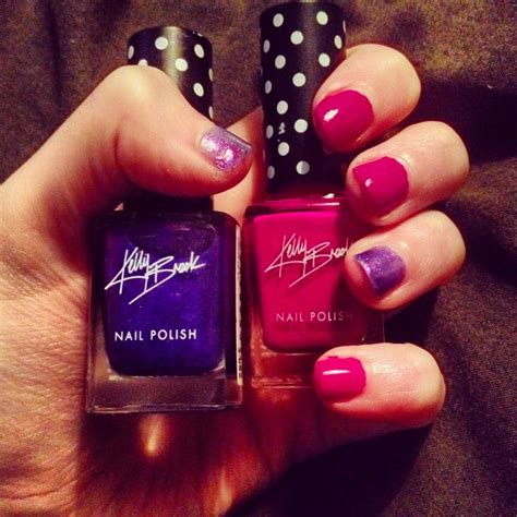 Pink/purple glitter | Nail polish, Nails, Purple glitter