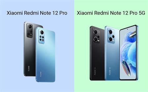 Redmi Note 12 Pro Vs Redmi Note 12 Pro 5G – Apa Bedanya?