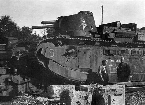 French super heavy tank Char 2C number 91 named Provence | World War Photos