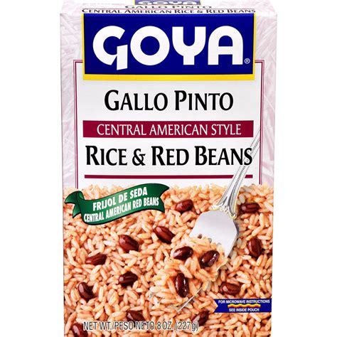 Goya Gallo Pinto Central American Style Rice & Red Beans 8 Oz - Walmart.com