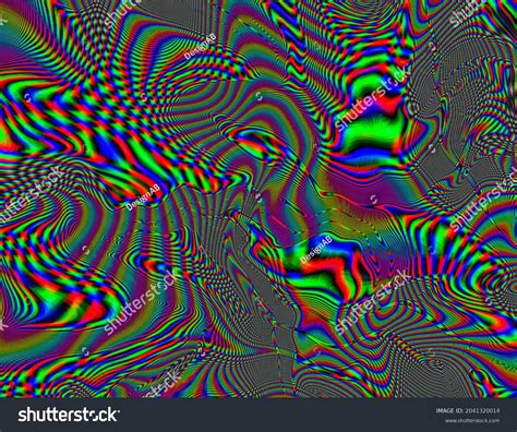 Psychedelic Rainbow Background Lsd Colorful Wallpaper Stock ...