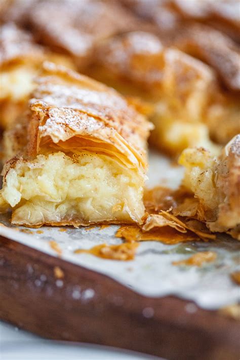 Bougatsa – Greek-Style Custard Pastry | Olive & Mango