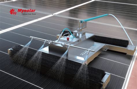 Solar Panel Cleaning Robot - hjtpv.com - solar farm cleaner robot/ solarwalker