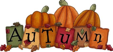 THE WORD AUTUMN CLIP ART | CLIP ART - FALL / AUTUMN - CLIPART ...