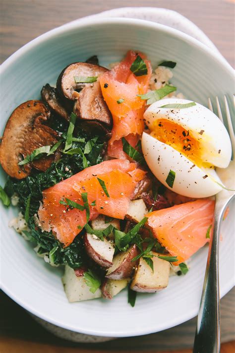 Smoked Salmon Breakfast Bowl with a 6-Minute Egg — A Thought For Food