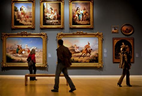 Free Images : people, bench, museum, couple, painting, paintings, tourist attraction, crocker ...