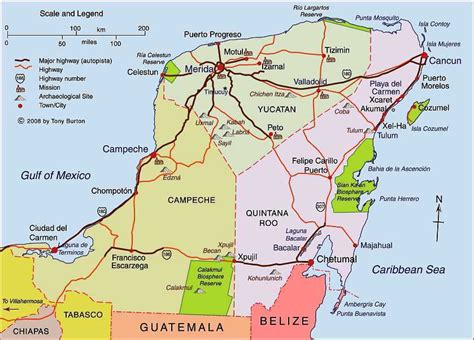 Link to Interactive Maps of the Yucatan Peninsula - MexConnect