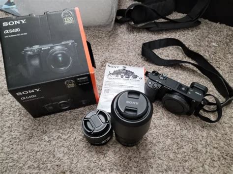 SONY ALPHA A6400 24.2 MP sony two lenses original box lightly used super clean. $860.00 - PicClick