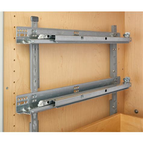 Kitchen Storage, Base Cabinet Pullout Adjustable Shelf Pilaster System Kit with Blum's TANDEM ...