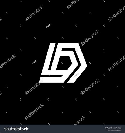 Vector Illustration Initial D Logo Concept Stock Vector (Royalty Free ...