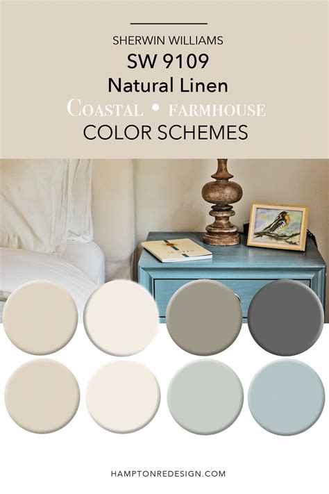 Coordinating Colors for SW 9109 Natural Linen