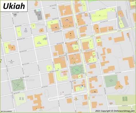 Ukiah Map | California, U.S. | Discover Ukiah with Detailed Maps