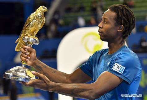 Gael Monfils wins singles final of ATP Qatar Open - Xinhua | English.news.cn