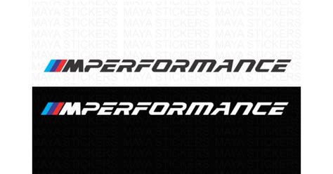 BMW M performance logo stickers