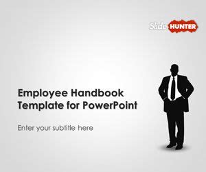 Free Employee Handbook Template for PowerPoint - Free PowerPoint Templates - SlideHunter.com