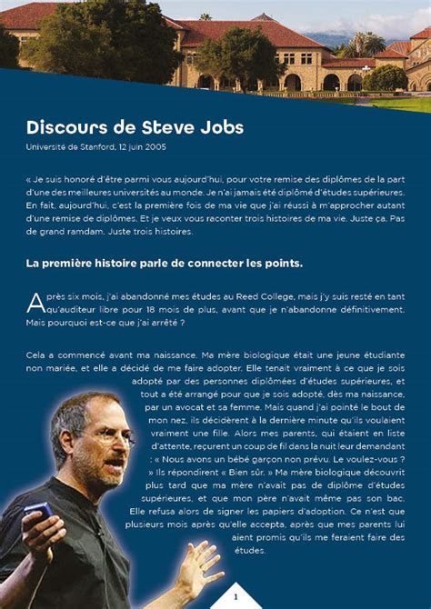 Steve jobs speech on Behance