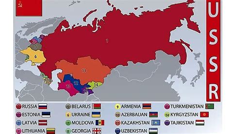 Former Soviet Union (USSR): What Happened to the 15 Republics Today ...