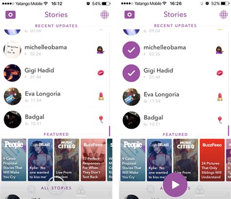 Snapchat story changes - Cypha Interactive