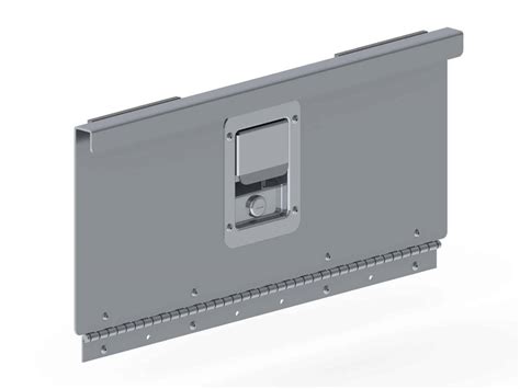 Lockable Aluminum Door Works With 24"W Shelving Units, Universal - 7724 - Ranger Design