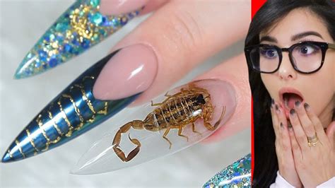 Weirdest NAIL ART that should NOT Exist 3 - YouTube