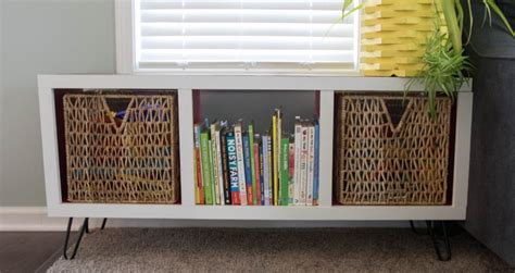 DIY Modern Cubby Shelf - Mama Needs a Project