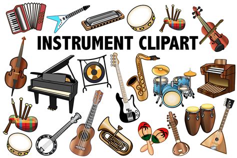 Clipart Instrument Musique : Instrumants clip art clipart collection - Cliparts World 2019