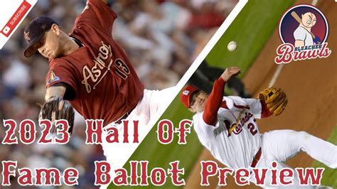 2023 Baseball Hall Of Fame Ballot Preview - YouTube