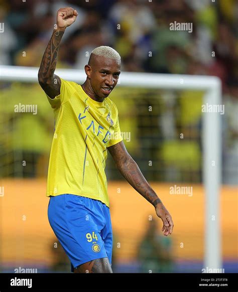 #94 Talisca of Al-Nassr FC celebrates after scoring during the Match Day 3 of the AFC Champions ...