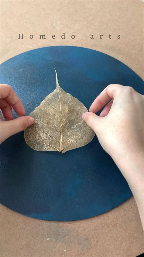 Creating Artwork using Leaf ️ | Leaf art diy, Leaf print art, Dry leaf art