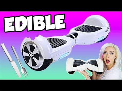 DIY EDIBLE HOVERBOARD | EAT YOUR SWAGWAY | NICOLE SKYES - YouTube