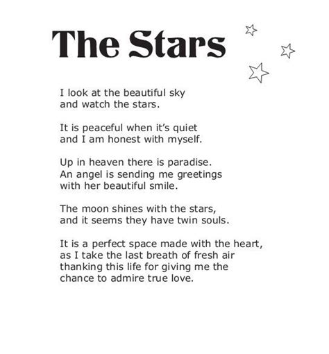 Poem The Stars | Best Romantic Poems - The World of Miracles ...