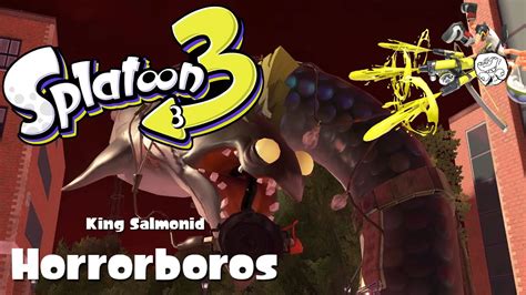 Splatoon 3 | Salmon Run Gameplay 8 | New King Salmonid Boss HORRORBOROS Big Run! - YouTube