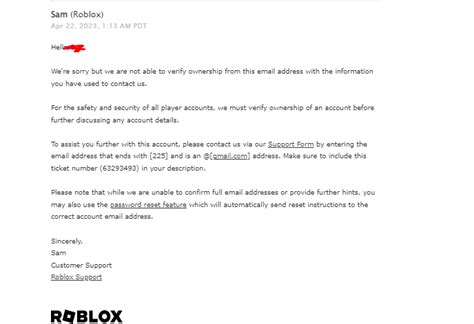 Roblox Support keeps "turning down" my requests to recover account. What should I do? - Platform ...