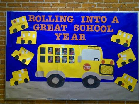 School bus bulletin board | Bulletin Boards/ Classroom Decor | Pinter…