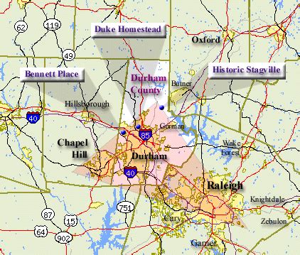 Durham County Map