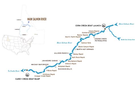 A Map of the Main Salmon River