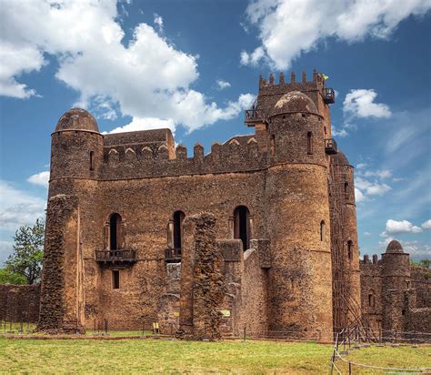 Fasil Ghebbi, castle in Gondar, Ethipia Heritage Photograph by Artush ...