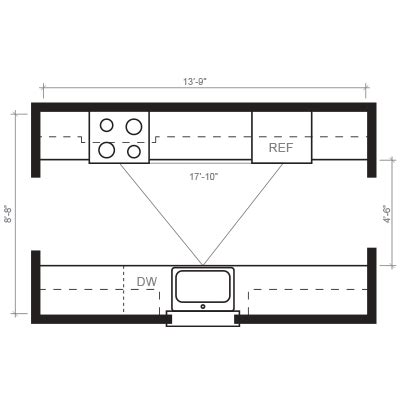 Kitchen Design Layout Floor Plan | Floor Roma