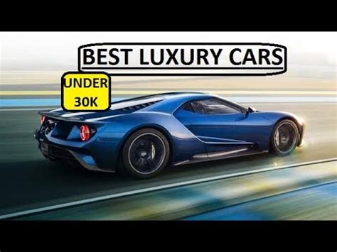 top 5 luxury cars under 30k..!!!! - YouTube