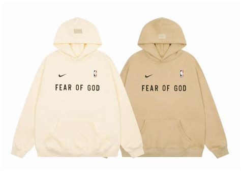 Fear of God Nike NBA Oversized Hoodie FOG Streetwear, Men's Fashion ...