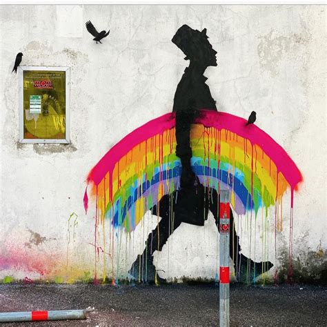 Rainbow Carrier – By Kenny Random | STREET ART UTOPIA