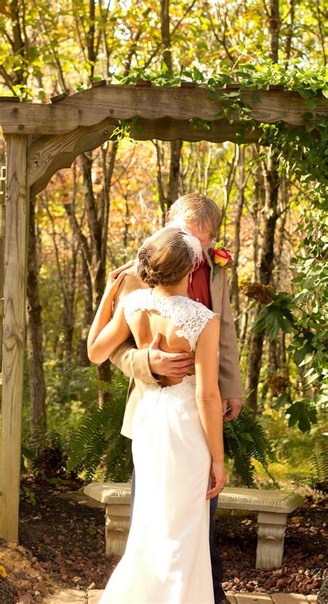 Bride & Groom at our Harbour! Fall Wedding. Hocking Hills Weddings. Hocking Hills Wedding Cha ...