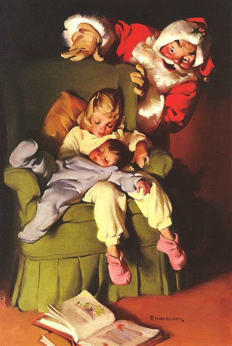 waiting for Santa. | Norman rockwell christmas, Christmas scenes, Norman rockwell art