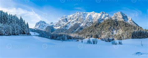 Beautiful winter mountain landscape in the Bavarian Alps, Bavaria, Germany 1328545 Stock Photo ...