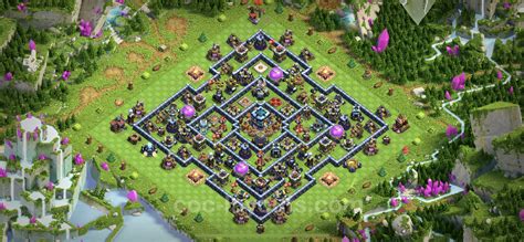 Best Anti 2 Stars Base TH13 with Link, Anti Everything - Town Hall Level 13 Base Copy - (#66)