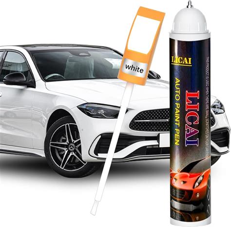 Amazon.com: Touch Up Paint For Cars, Automotive White Car Paint Pen ...