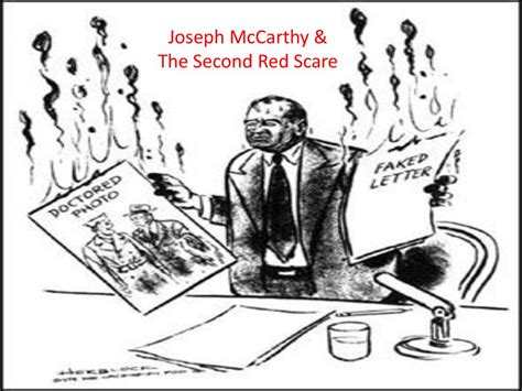 Joseph McCarthy & The Second Red Scare - ppt download