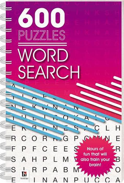 600 Puzzles: Wordsearch by Hinkler Books Hinkler Books, Paperback ...