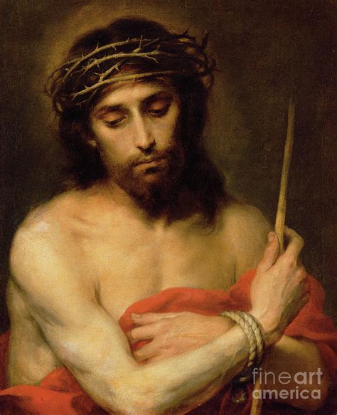 Christ the Man of Sorrows Painting by Bartolome Esteban Murillo - Pixels